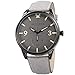 Akribos XXIV Men's Dark Gray Case with Dark Gray Dial on a Gray Canvas Strap Watch AK938GY