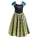 Pettigirl Girls Blue Princess Clothes Fancy Dress Up Costume for Kids Birthday Party Halloween Cosplay Outfits