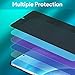 [2-Pack] Galaxy S20 Ultra Privacy Screen Protector [Case Friendly] TPU Ultra HD Film Full Adhesive Soft Film [Support in-Screen Unlock], 2-Way Anti Spy Nano Shield,for Samsung Galaxy S20 Ultra(6.9