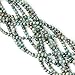 Qiwan 60PCS 6mm Natural African Turquoise Stone Jewellery String, Round Loose Beads for DIY Jewelry Making, 1 String/15 Inches