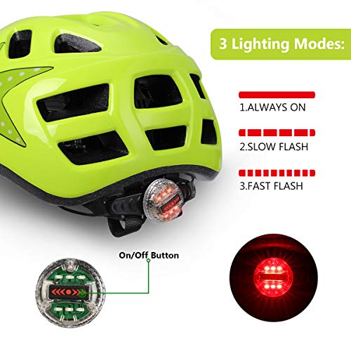 image for Ledivo Kids/Youth Bike Helmet-Adjustable Ultralight Child Bicycle Helm
