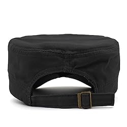 Cadet Army Cap Military Style Adjustable Flat Top