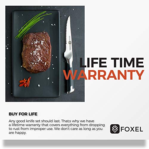 Steak-Knives-Knife-Set-of-4-8-or-12-Smooth-Cut-Serrated-Blade-uses-German-High-Carbon-Steel-wFull-Tang-Handle-Gift-Box-Set
