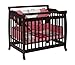 DaVinci Emily 2-in-1 Convertible Mini Crib and Twin Bed in Espresso, Greenguard Gold Certified