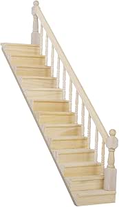 1/12 Dollhouse Escalera de Madera para Casa de ... - Amazon.es