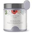 Country Chic All-in-One Chalk Paint for Furniture, Cabinets, Home Decor, Eco-Friendly, Matte Finish, Built-In Primer & Top Coat for Wood, Metal - Wisteria (Light Purple) - Pint 16 oz (475 ml)