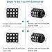 Titanker Bike Lock, Bicycle Lock 4 Feet Cable Lock 1/2 Inch Resettable Bike Locks Combination with Mounting Bracket, Bike Accessories for Bicycle, Electric Scooter, Motorcycle, White