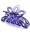 Prettyou 3.5 Inches Plastic Large Clip Hair Claws for Women, Pack of 4