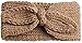 Qandsweet Baby Turban Head Wrap Headbands Girl Knitting Rabbit Ear Hairbands (Pack of 6)