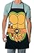 ICUP Nickelodeon - TMNT - Michelangelo Be The Character Adult Size 100% Cotton Adjustable Black Apron