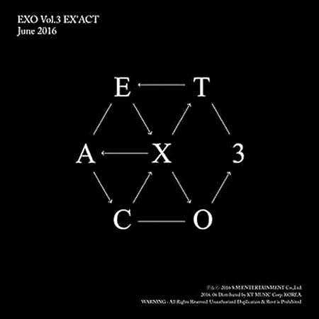 EXO - EX'ACT 3rd Album [Koreanisch Monster Version] CD + Fotobuch + Fotokarte (Random)
