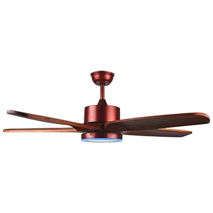 Tropicalfan Modern Ceiling Fan With 1 Glass Led Light Cover Home