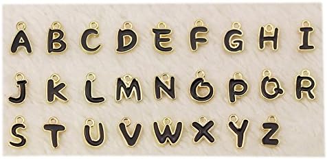 Women’s Ceramic Pink Floral Beads Strand Necklace Personalized Name Initial Letter Charm Necklace 24” Silver Stainless Steel Rolo Chain 26 Letters Custom Made Special Gift W Bag Box Set (T)