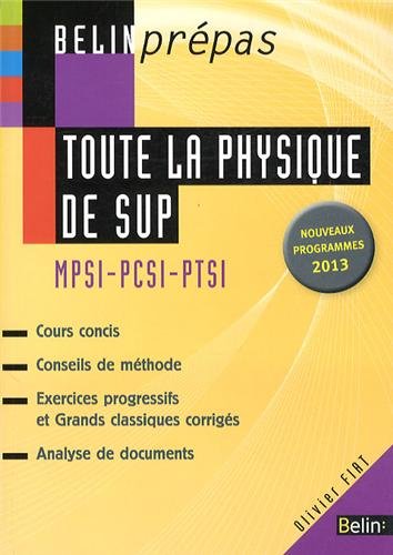 Toute la physique de Sup