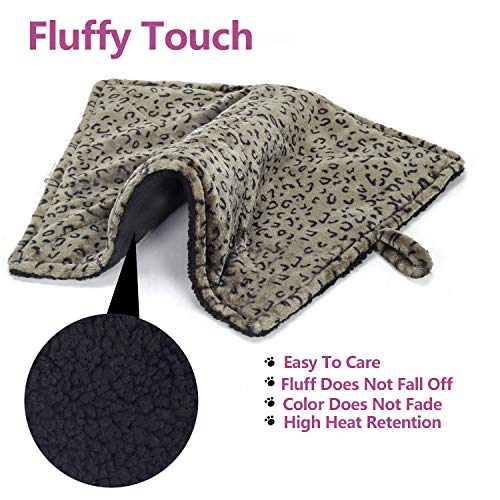 MARUNDA SelfWarming Cat Bed ,Super Soft Dog Bed Crate Bed Blanket, Self Heating Cat Pad