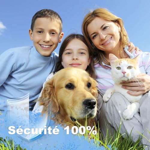 Anti Barking Dog, Powerful Ultrasonic Dog Breeding Detractor with 3 Modes, Deterrent Bark Control Range 15 m with 30 Day Battery Life, Portable Anti-Bark Device