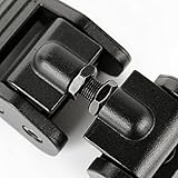 Rugged Ridge 11210.17 Textured Black Aluminum Hood Catch Set - Pair for 2007-2018 Jeep Wrangler JK and JKU