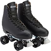 Chicago Quad Roller Skates for Women &amp; Men &ndash; Durable, Top Performance Indoor/Outdoor Use or Roller Derby - Classic Deluxe Leather High-Top Boots with 60mm Urethane Wheels &amp; Semi-Precision Bearings