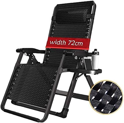 ガーデンチェアリクライニングチェア テラス用屋外サンラウンジャー Textoline調整可能なリクライニング折りたたみ式ガーデンデッキチェアspiaggia Gardenローンビーチチェア 無重力リクライニングデッキチェア 金属 Color Black Svietimocentras Lt