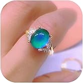 Someki Statement Rings Boho Gold Adjustable Crystal Jewelry Wedding Rings Engagement Ring Anniversary Birthday Gifts for Women