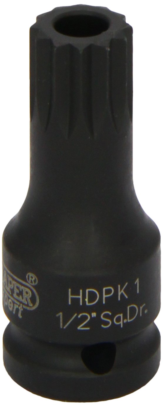 Draper 63476 1/2-Inch Drive Volkswagon or Audi Drain Plug Key, Blue