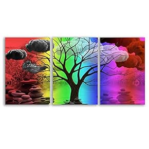 wall26 Canvas Wall Art Abstract Cloud Tree Pictures...