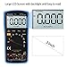 Digital Multimeter, Morpilot Auto-Ranging 6000 Counts DC/AC Voltage & Current, Resistance, Frequency, Continuity, Capacitance, Diode, Temperature, 3.0 Inch Backlight Large LCD Display & Test Leads