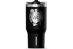 Hydrapeak x NBA Officially Licensed Boston Celtics Voyager 25 oz Stainless Steel Tumbler, Insulated Tumblers, Water Bottle With Straw