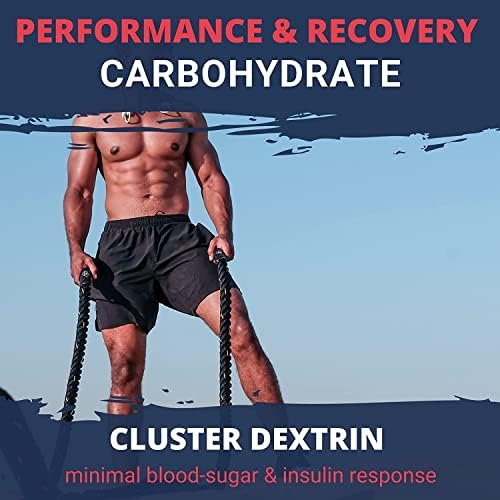 Gaspari Nutrition Glycofuse: Performance and Recovery Carbohydrate, 25g Cluster Dextrin and 1g Electrolyte and Hydration Matrix (Strawberry Kiwi, 30 Servings)