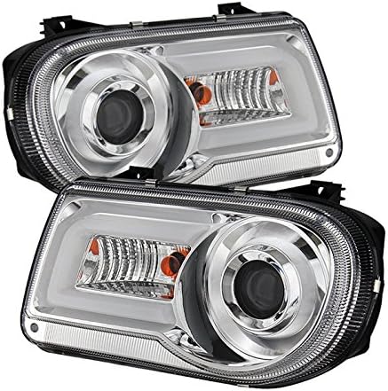Spyder Auto :: PRO-YD-C300C-DRL-C Chrysler 300C 05-10 Projector Headlights - LED DRL - Chrome - High/Low H7 (Included)