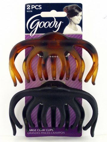 Goody womens classic large 7 prong claw clip 2ct