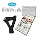 Snore Stopper Set of Adjustable Chin Strap and 4 Premium Nose Vents for Men Or Women to Ease Breathing and Stop Snoring Naturally and Instantly The Best Snoring Devices - Strap and Vents Together