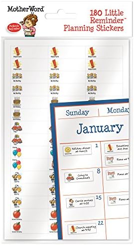 Motherword Planning Stickers Calendar – August 19, 2014