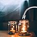 Candle Lighter, Long Flexible Reusable Arc Lighter USB Rechargeable Windproof Flameless Lighter for Multipurpose Like Candle, Grill, Barbaque,Campefire, Birthday Party, Hiking (Red)