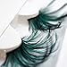 L'asher Green Feather False Eyelashes Eye Lashes Party Dance Halloween Costume (1 Pair)
