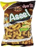 Al-Aseel puffs with freshly ground peanuts in