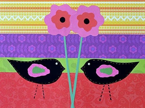 Art - Original Paper Collage - 9" x 12" Mixed Media Art - Unframed Art - Wall Decor