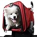 Premium Airline Approved Expandable Pet Carrier by Pet Peppy- Two Side Expansion, Designed for Cats, Dogs, Kittens, Puppies - Extra Spacious Soft Sided Carrier! (RED)