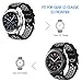 CreateGreat for Samsung Galaxy Watch 46mm, Gear S3 Soft Replacement Breathable Sport Bands with Air Holes and Quick Release Pin for Samsung Gear S3/Galaxy 46mm Watch