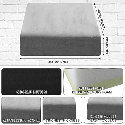 Geetery Pcs Extra Thick Chair Seat Cushion 16 x 16 x Square Memory Foam  Chair Pad Booster Seat for Kitchen