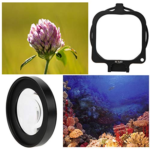 Oumij1 Makro Objektiv Filter 58mm - 16X Makro Nahaufnahme Tauchlinse Filter - für Unterwasserfotografie - für GOPRO Hero… – Bild 5