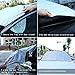 ATUNME Car Windshield Snow Cover Frost Guard, Windproof Car Front Window Cover with Rearview Mirror Protective Covers, Winter Ice Dust Protector Sun Shade Fits Most Vehicle, Auto Cars, CRV SUV RV