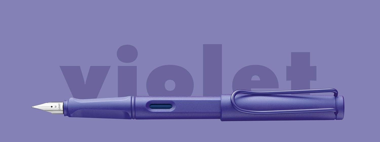 Lamy 1234835 Safari Candy Fountain Pen 21, Modern Fountain Pen in Purple with Ergonomic Handle and Timeless Design - Image 4