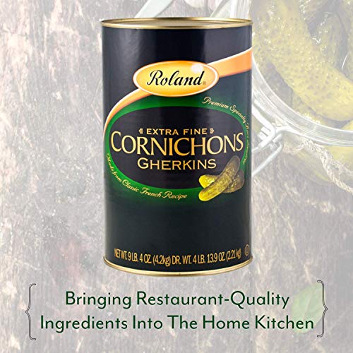 Roland Foods Premium Quality Small Cornichons, Specialty Imported Food
