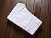 Men's White Ripped Elastic Skinny Straight Cut Slim Fit Jeans with Zipper  White  W36
