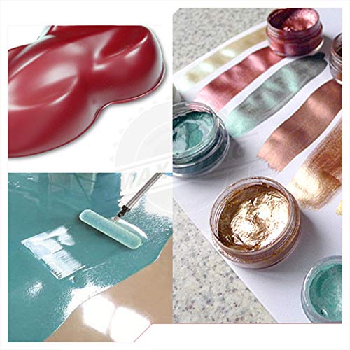 Mica [30 Colors 10gram/0.36ounze each] Mica powder for Soap Making Dye Kit,Powdered Pigments Set,Bath Bomb Dye Colorant,Makeup Dye Resin dye,Eye shadow, Blush,Nail art,Resin jewelry,Artist,Craft,Cards - Thumbnail 5