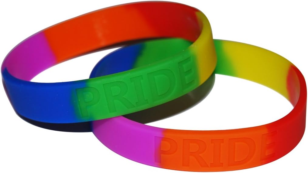 Busy Bee Distributors Colorful Rainbow Gay Price Ankle & Bracelet Wristband Show Your LGBT Support
