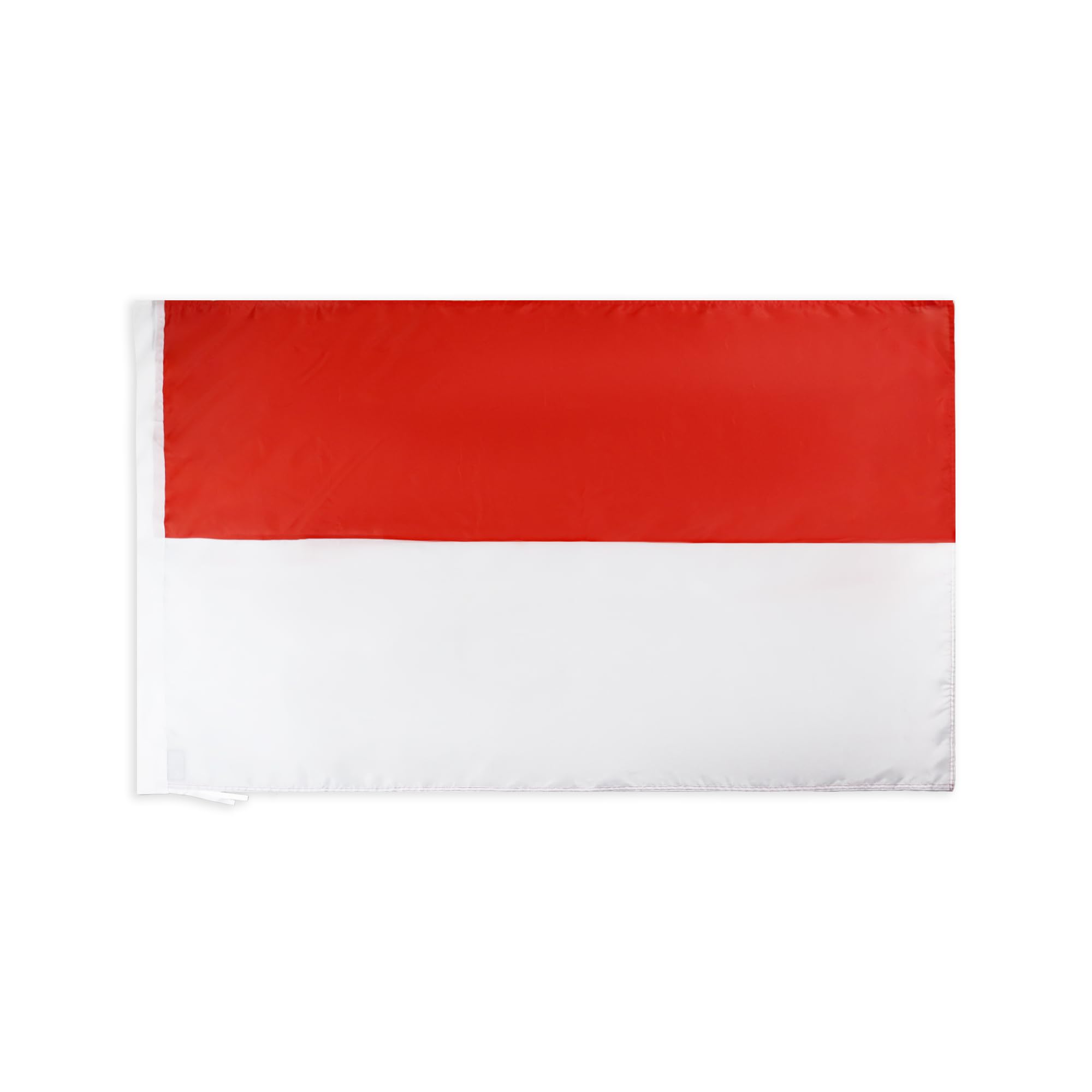 AZ FLAG - Monaco Flag - 3x5 Ft - Light Polyester Monégasque Banner with Sleeve - Fade Resistant - Vivid Colors - 3' x 5' Feet - 150x90 Cm