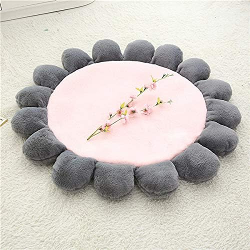 TAA19 - Stuffed Animals - Baby Cotton Crawling Blanket Plush Toys For Kids Flower Shape Plush Round Carpet Rugs Floor Mat Kids Soft Sleeping Mat