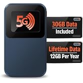 SIMO Solis Edge, 5G WiFi Hotspot with 1GB/Monthly + 30GB Global Data | Home, Enterprise and Travel WiFi - 140+ Countries Coverage, Auto-Switching 300+ Carriers, No SIM Required, No Contract Needed